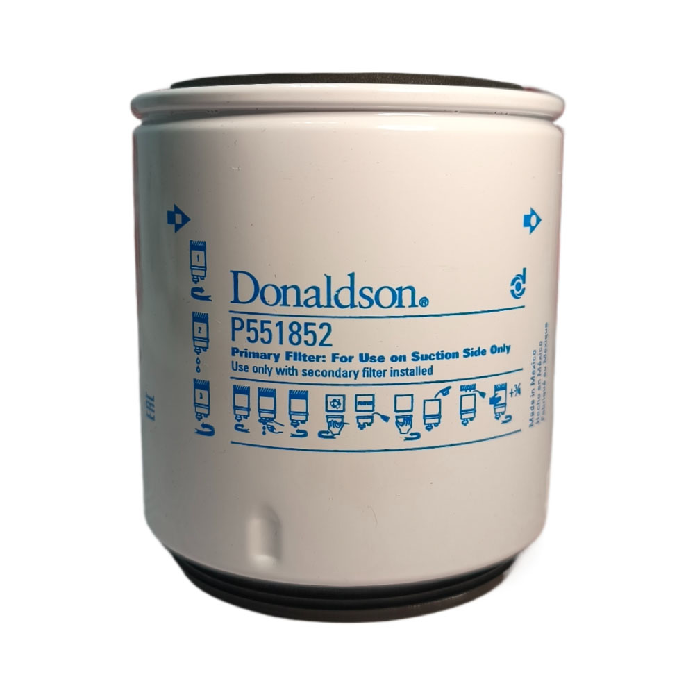 Filtro de combustible separador de agua Donaldson P551852 vista general.