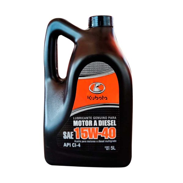 ACEITE KUBOTA 15W40 5L PARA MOTORES DIESEL