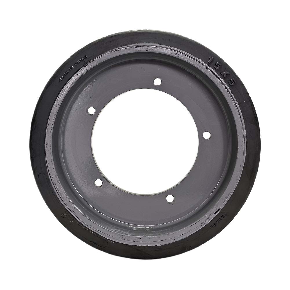 RUEDA MACIZA 15 X 5 5 PERF PARA PLATAFORMAS TIJERA