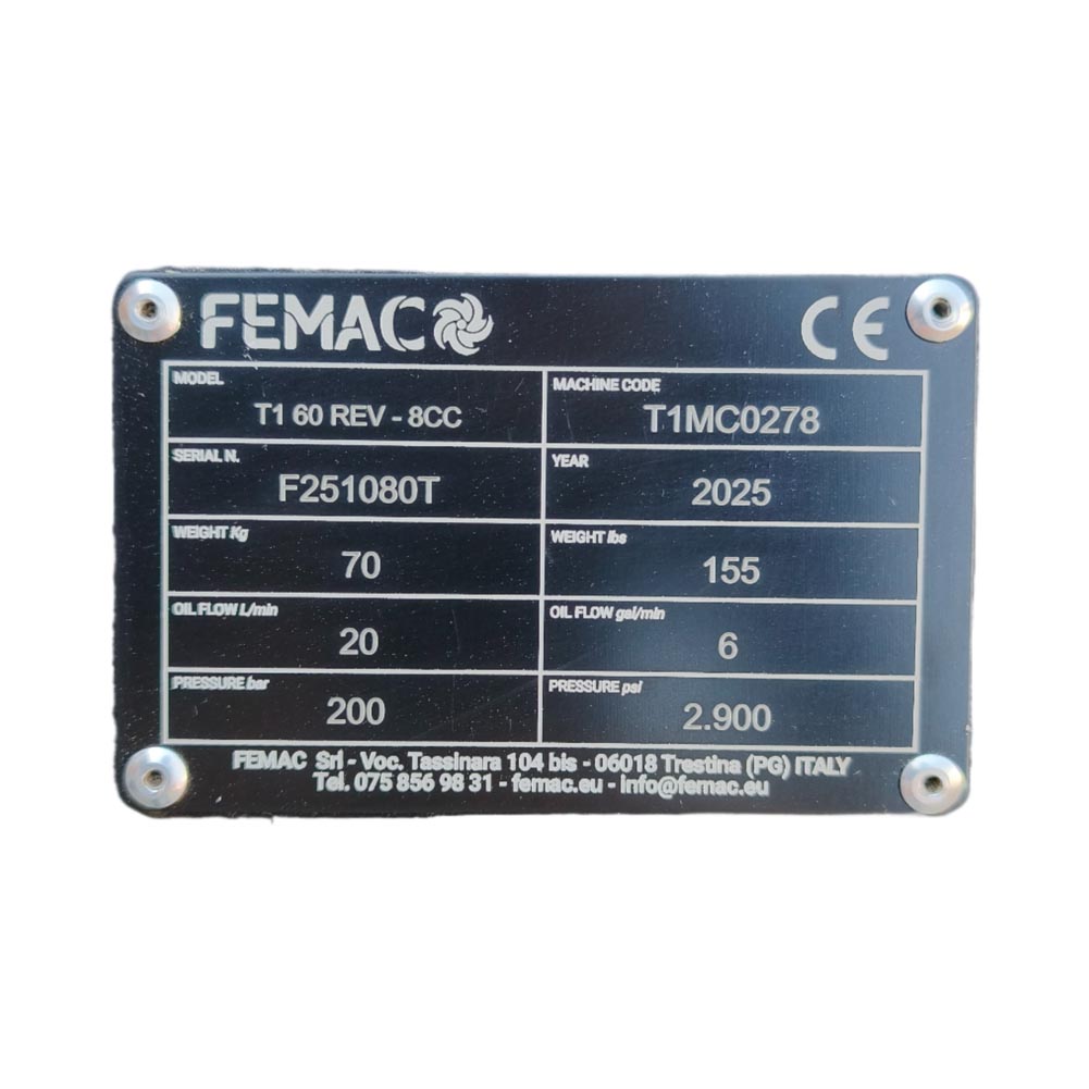 DESBROZADORA HIDRAULICA T1 60REV