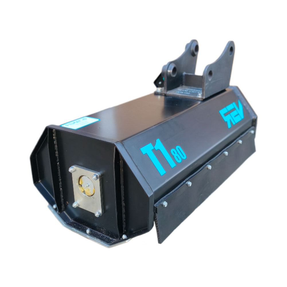 Desbrozadora hidraulica Femac T1 80REV para miniexcavadora