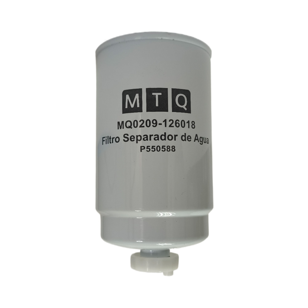 Filtro de aceite P550588 para motores diésel de servicio pesado.