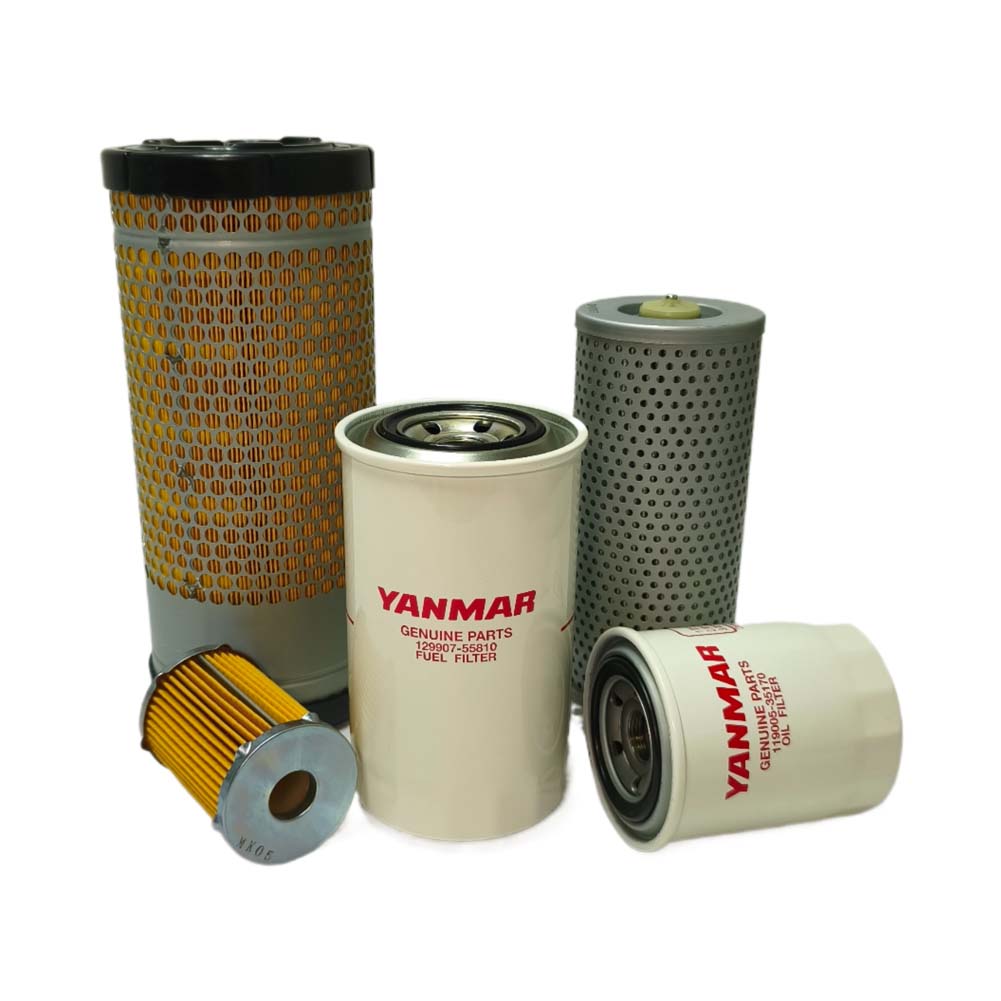 Kit de filtros 500h Yanmar ViO35 completo.