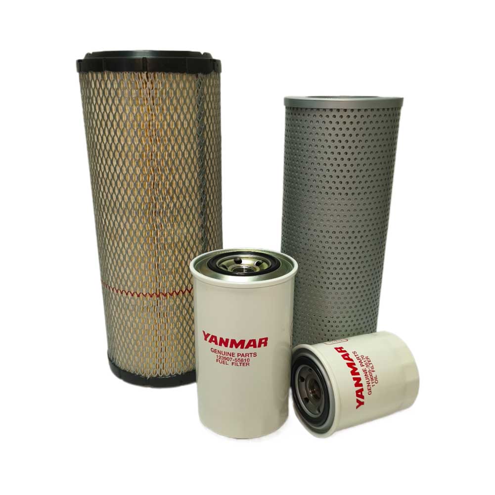 Kit completo de filtros 500 horas para Yanmar SV100.